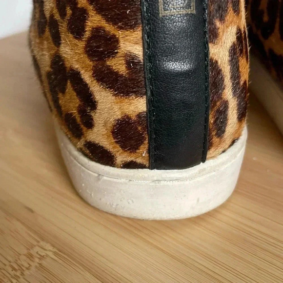 BIRDIES The Swift Leopard Calf Print Slide On Sneaker - Picture 8 of 12